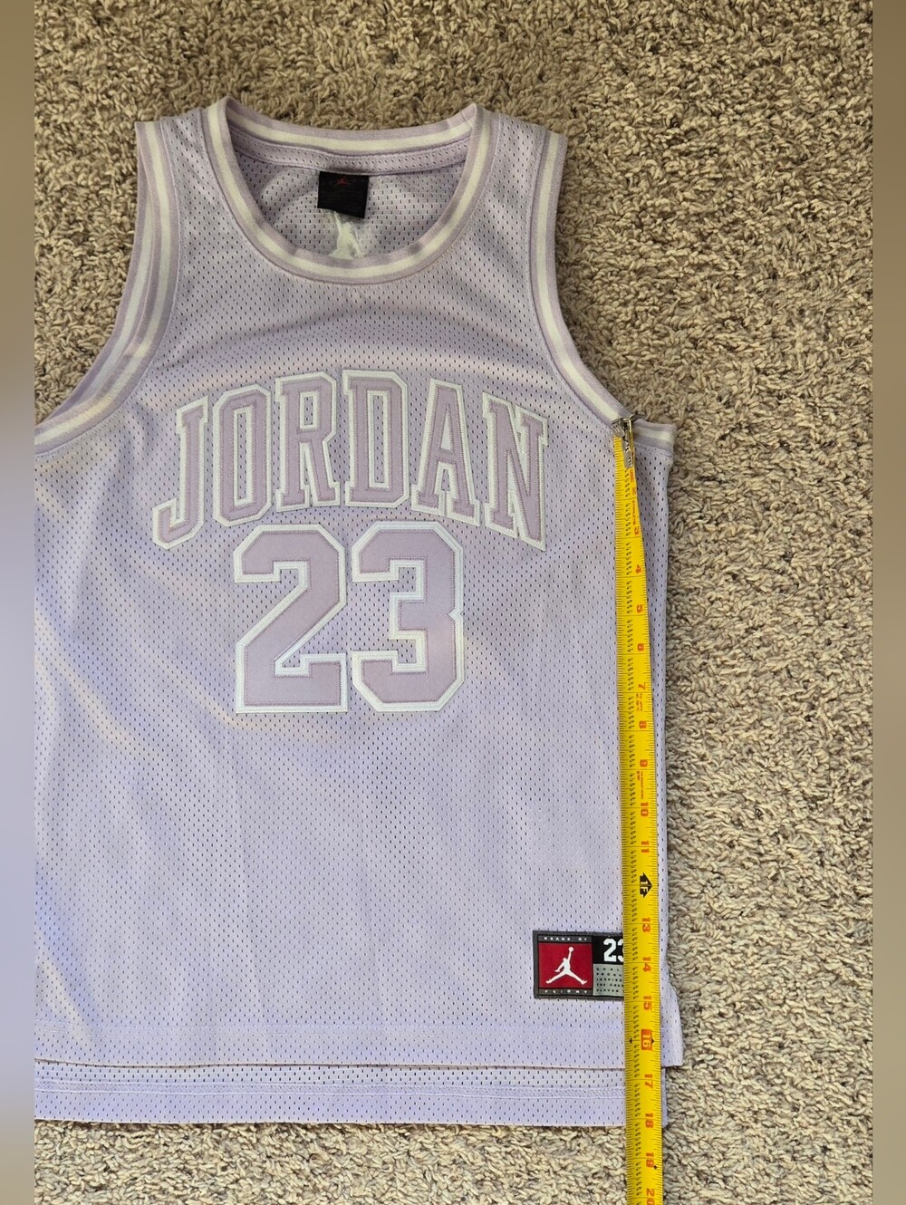 Air Jordan 23 Lavender Mesh Jersey – Women’s Medium - Picture 11 of 11